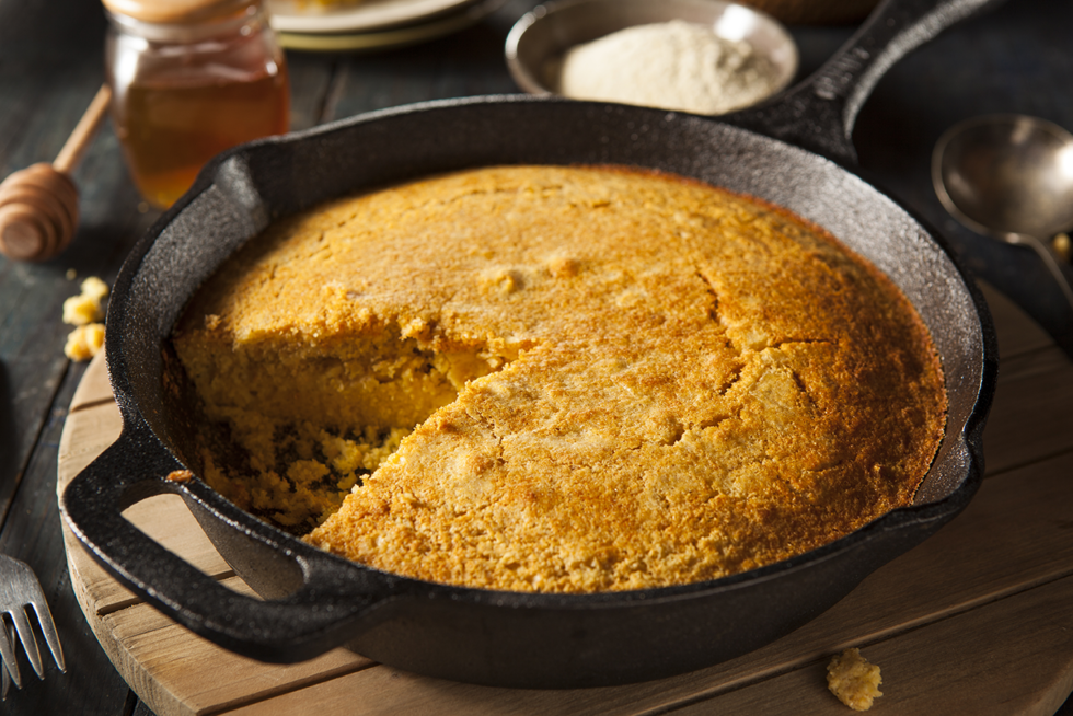 Cornbread Recipe With Freshly Milled Corn Grains And Grit