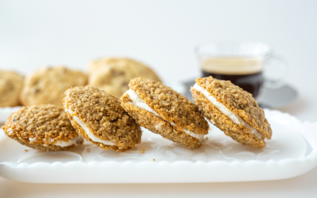 Oatmeal Cookies AND DIY Little Debbie Oatmeal Cream Pies (Whoopie Pies) with 100% freshly milled wheat