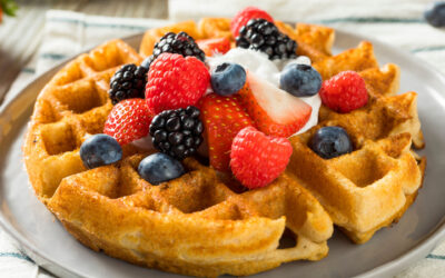 Waffles with 100% Freshly Milled Wheat