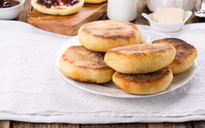 English Muffins with 100% Freshly Milled Wheat