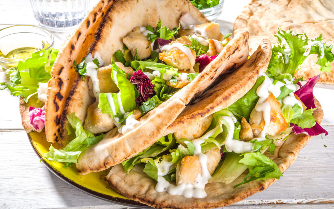 Greek Chicken Gyros