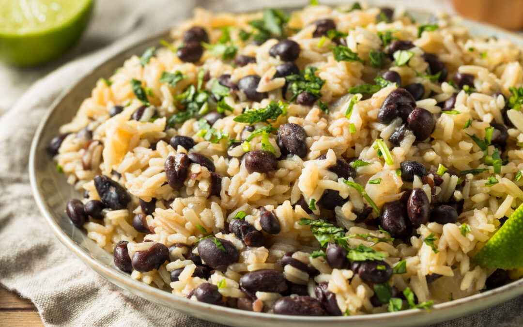 InstantPot Black Beans and Rice (Brown)