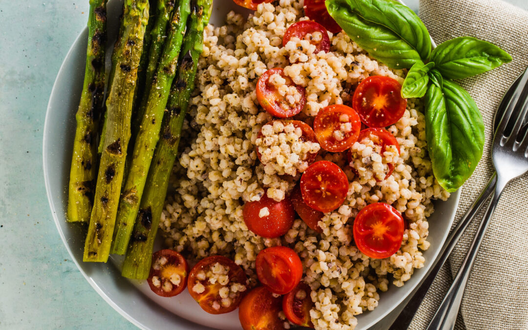 Mediterranean Sorghum Salad