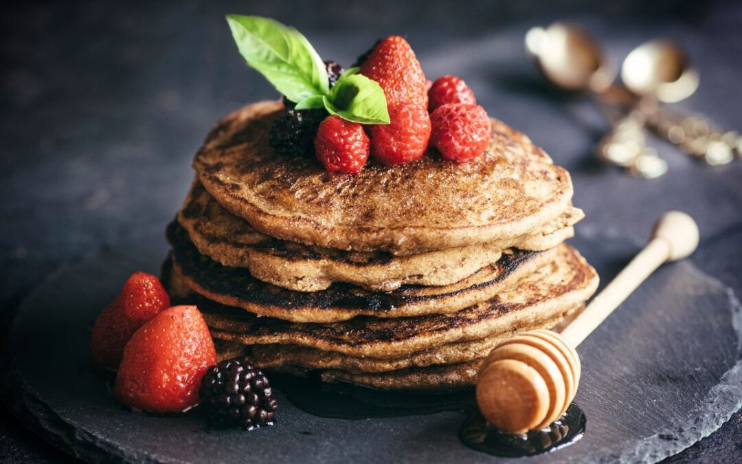 Buckwheat Pancakes with 100% Freshly Milled Flour